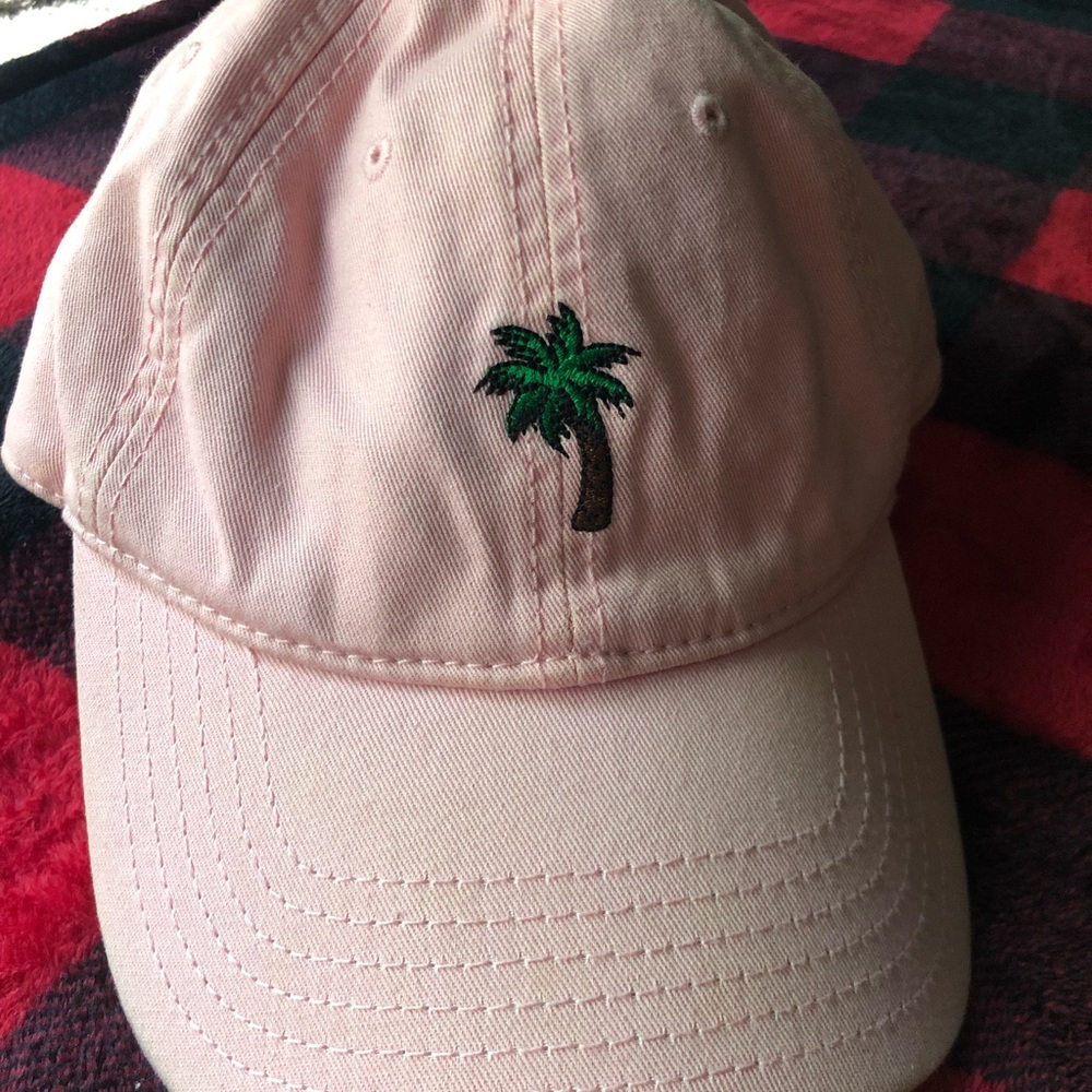 pink palm tree hat